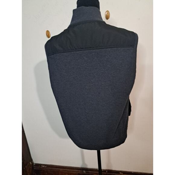 C14 Banana Republic Outdoor Vest Womens Md Lined Full Zip Pockets Knit Hem - Picture 4 of 11